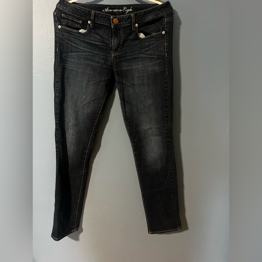 American eagle skinny jeans size 14 long